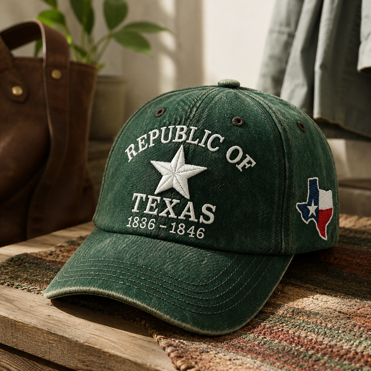 🤠 Vintage Texas Spirit Embroidered Baseball Cap ⭐