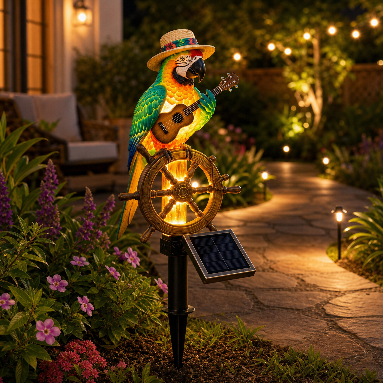 🔥Solar-powered Parrot Garden Light🔥