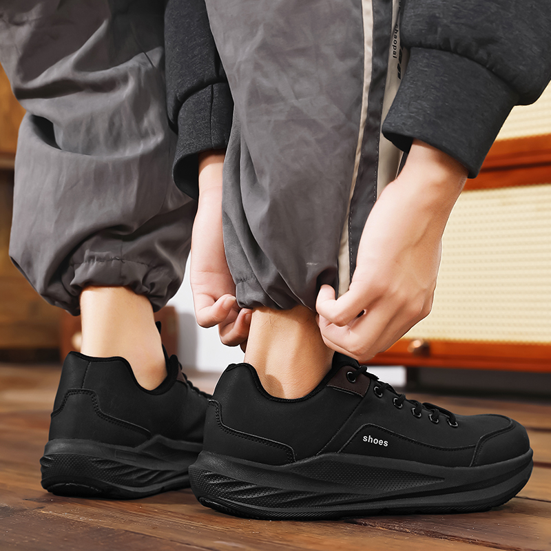 ⏰ 70% OFF | 24 Hours Only! Men's Orthopedic Walking Shoes - Built-In Arch Support; Waterproof Leather Upper; Wide Toe; Non-Slip; Anti-Wear; Comfortable - Ideal for Daily Routine, Outdoor Adventures, Sport, Travelling