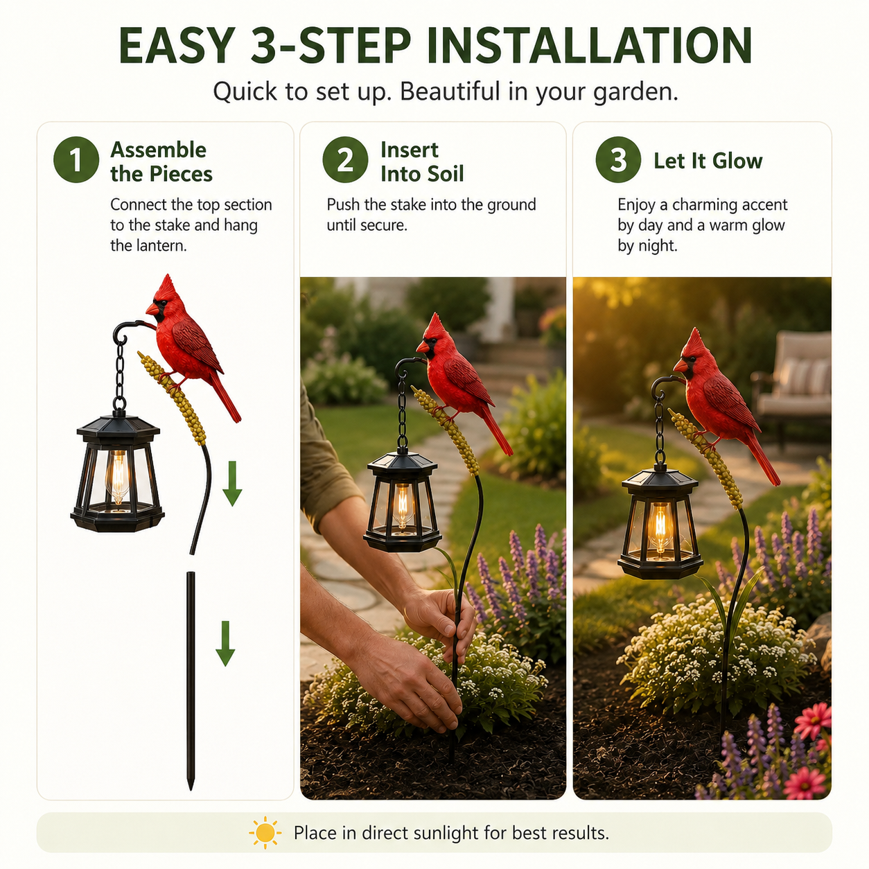 Easy 3-step installation guide
