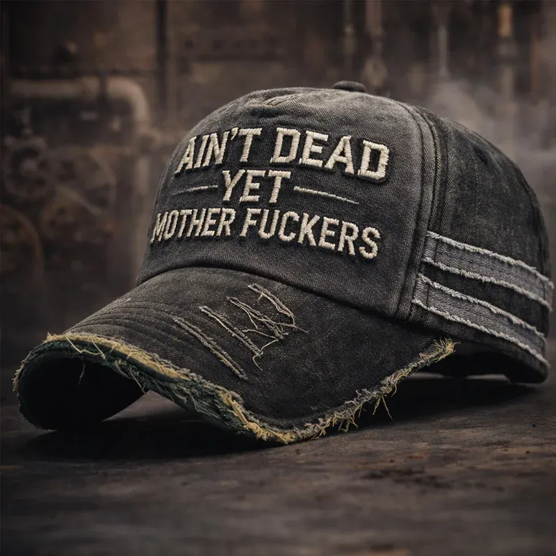 🎉Last Day 49% OFF -Ain't Dead Yet Vintage Trucker Cap