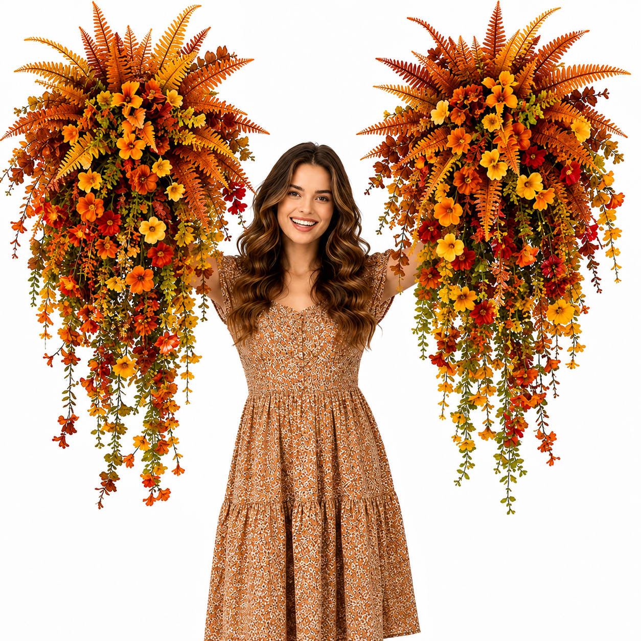 The Easiest Way To Create A Cozy Fall Porch 🍁 Realistic Autumn Hanging Basket