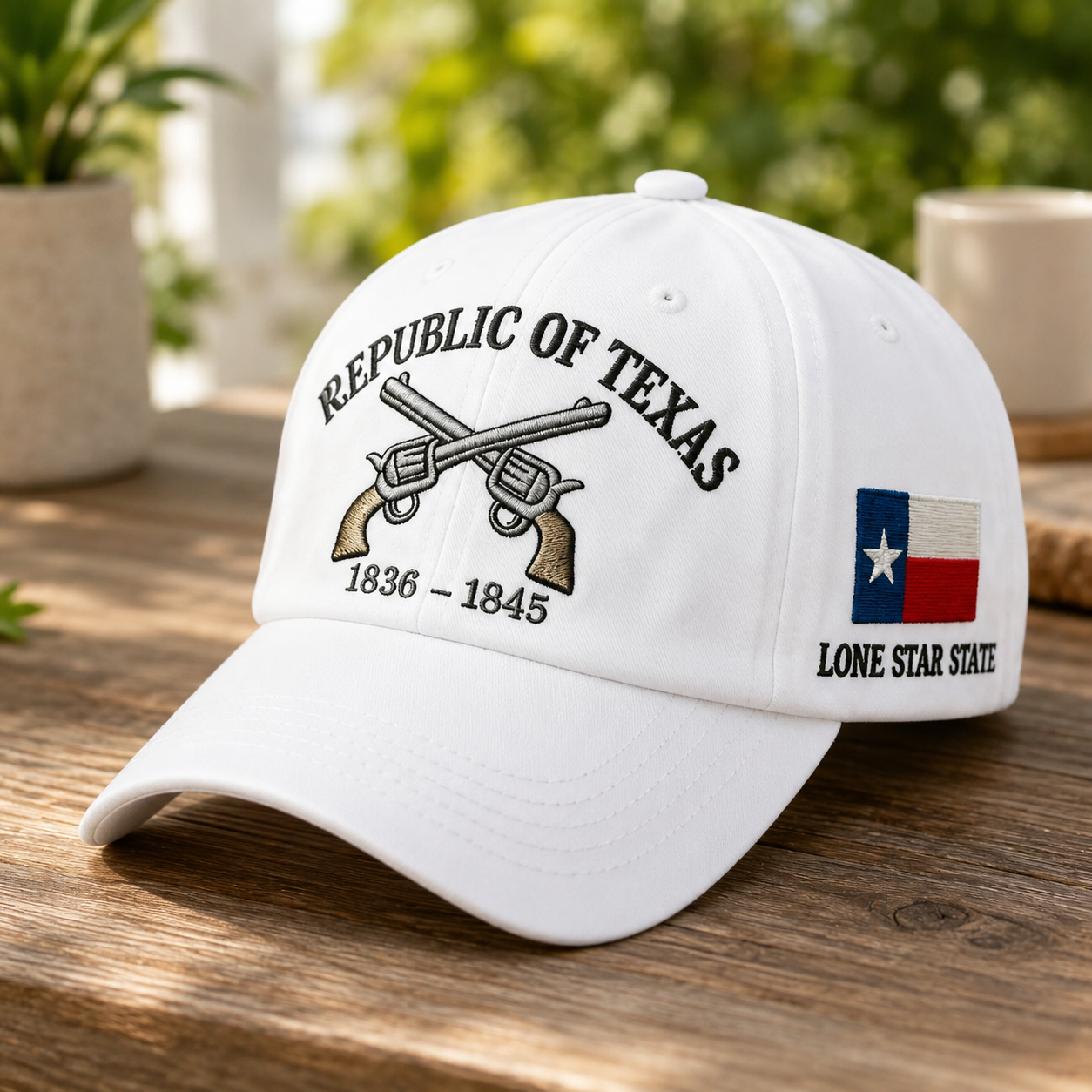 🤠⭐ Vintage Republic of Texas Embroidered Baseball Cap – Lone Star Heritage Style