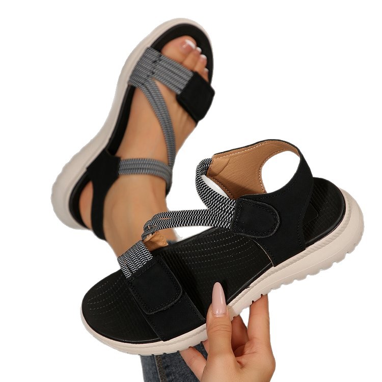 Sandales orthopédiques à semelle souple pour femmes | Modèle à bout ouvert ultra-confortable