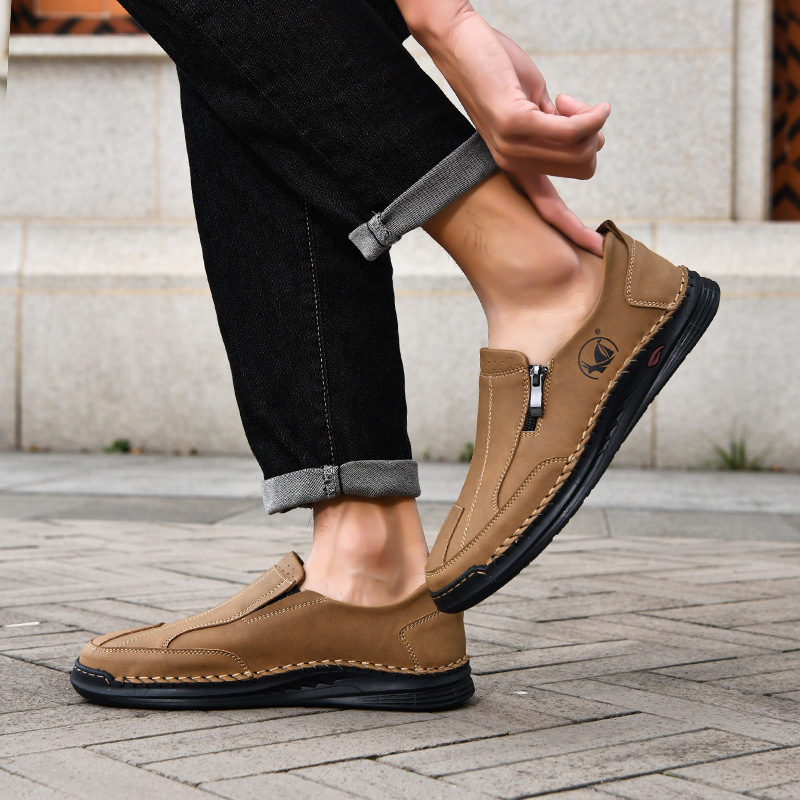 ⏰⏰⏰ Letzte Chance: 50 % Rabatt! – Handgenähte Outdoor-Freizeitschuhe für Herren aus echtem Leder