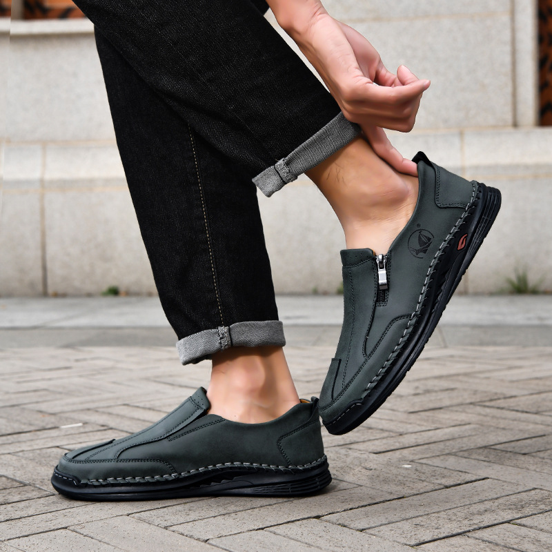 ⏰⏰⏰ Letzte Chance: 50 % Rabatt! – Handgenähte Outdoor-Freizeitschuhe für Herren aus echtem Leder