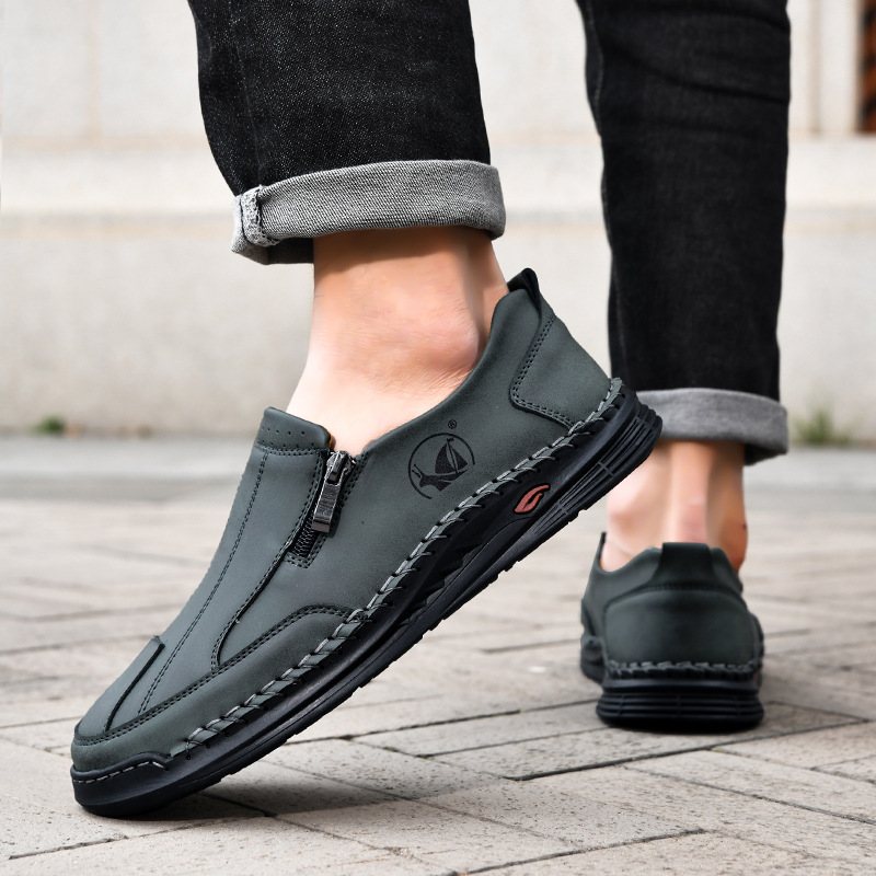 ⏰⏰⏰ Letzte Chance: 50 % Rabatt! – Handgenähte Outdoor-Freizeitschuhe für Herren aus echtem Leder
