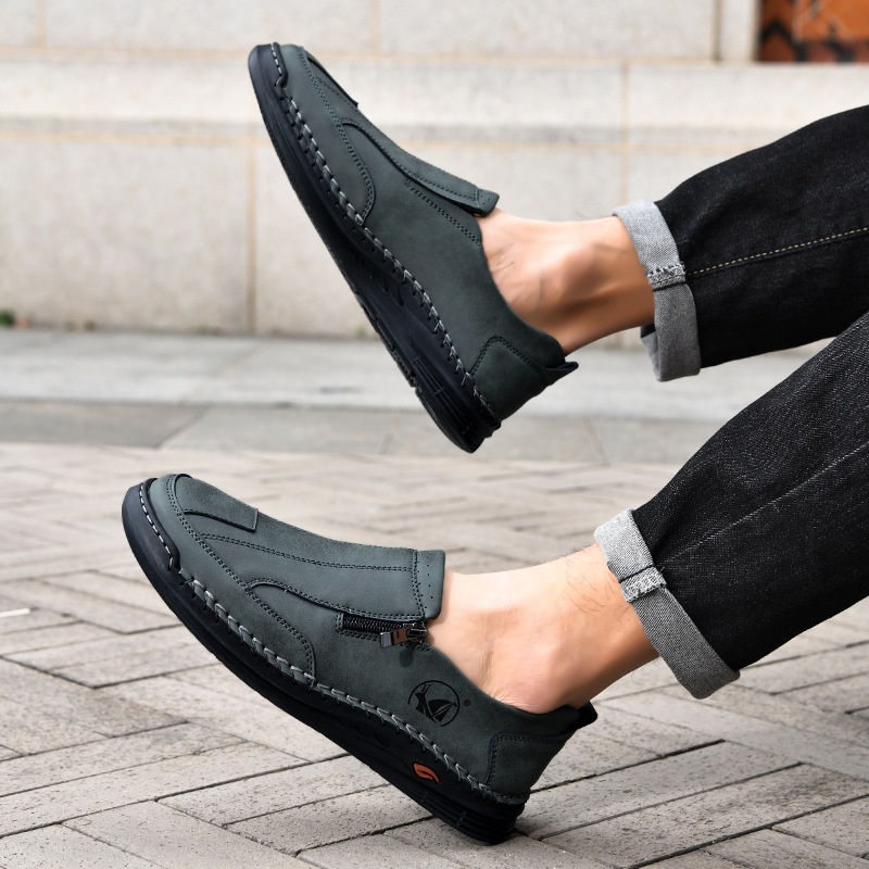 ⏰⏰⏰ Letzte Chance: 50 % Rabatt! – Handgenähte Outdoor-Freizeitschuhe für Herren aus echtem Leder