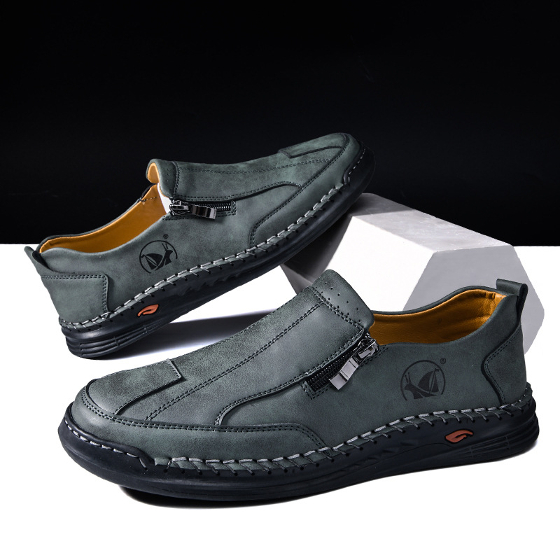 ⏰⏰⏰ Letzte Chance: 50 % Rabatt! – Handgenähte Outdoor-Freizeitschuhe für Herren aus echtem Leder