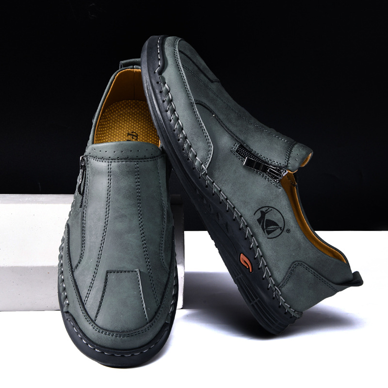 ⏰⏰⏰ Letzte Chance: 50 % Rabatt! – Handgenähte Outdoor-Freizeitschuhe für Herren aus echtem Leder