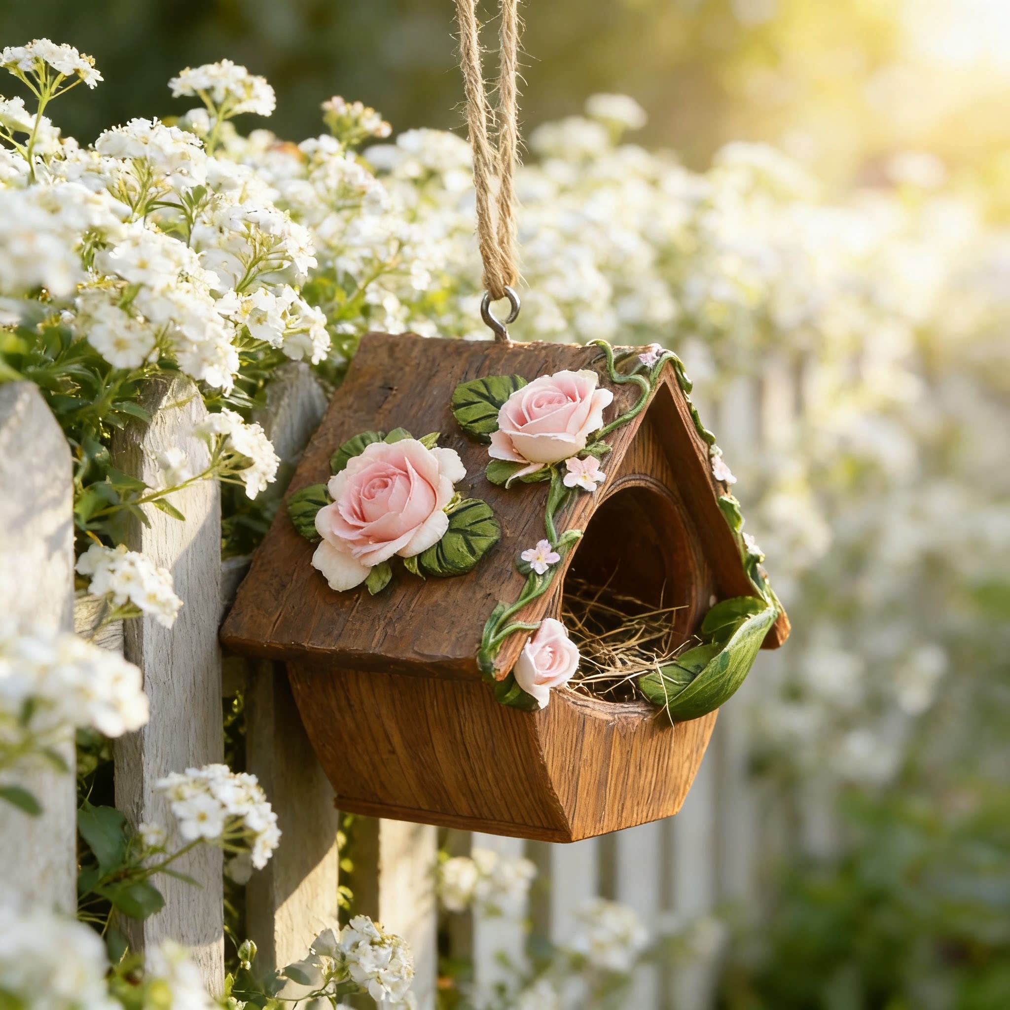 Whimsical Bloom Birdhouse🌸🌻