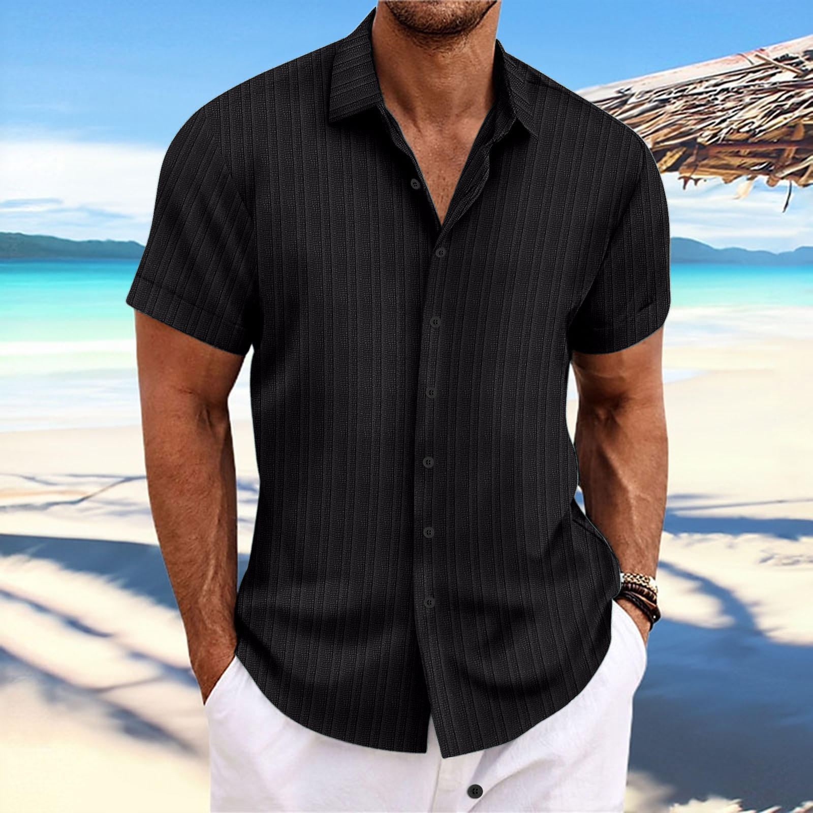 Men's Cotton And Linen Comfortable Shirt