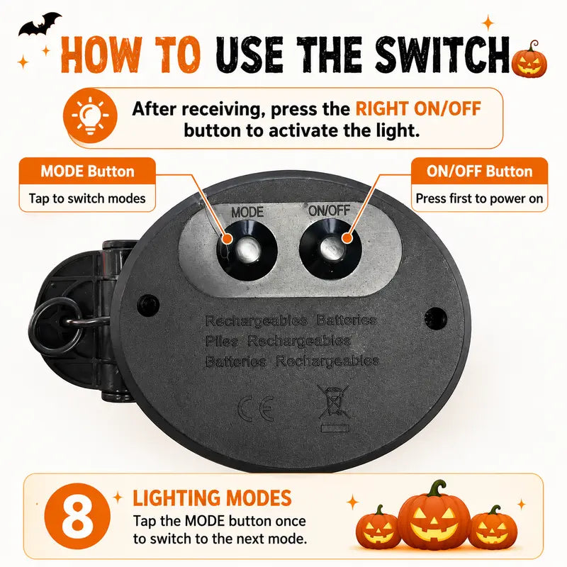 👻 Halloween Outdoor Decor Made Easy – Pumpkin Solar Stake Lights for Your Yard ✨