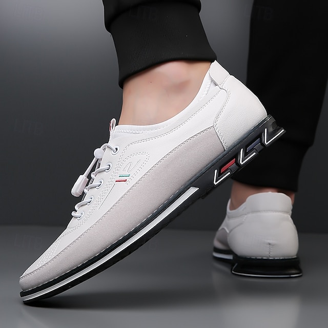 👞 Herren Braune Freizeitsneaker mit Schnürdesign – Bequeme rutschfeste Wanderschuhe für tägliche Outdoor-Aktivitäten