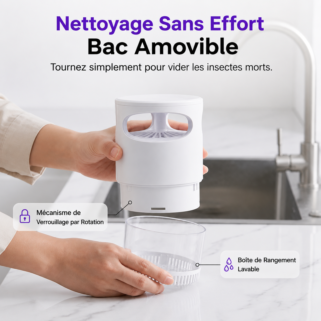 🦟 Lampe Anti-Moustiques UV – silencieuse, USB, sans produits chimiques. Plus de 50 000 vendues ! 🔇🌙