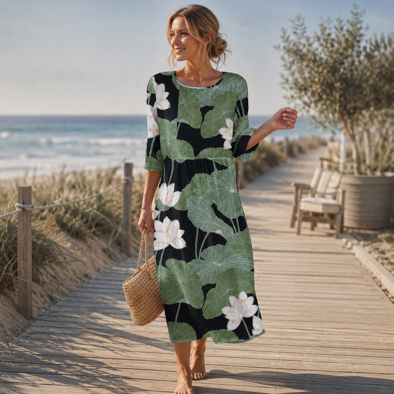 Summer Magic to Wear - Airy Maxi Dress for Stylish Feel-Good Moments