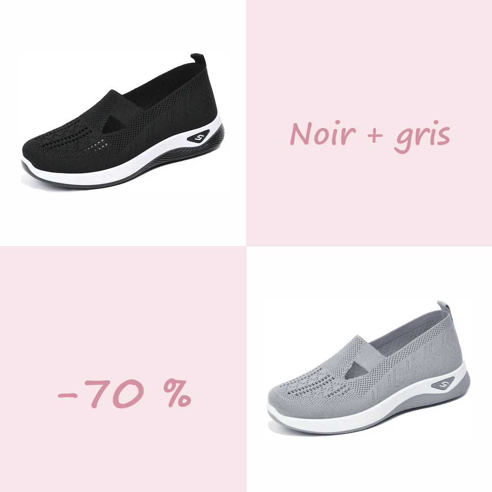 🌺Chaussures Confort Femme à Enfiler – Légères, Respirantes et Amortissantes