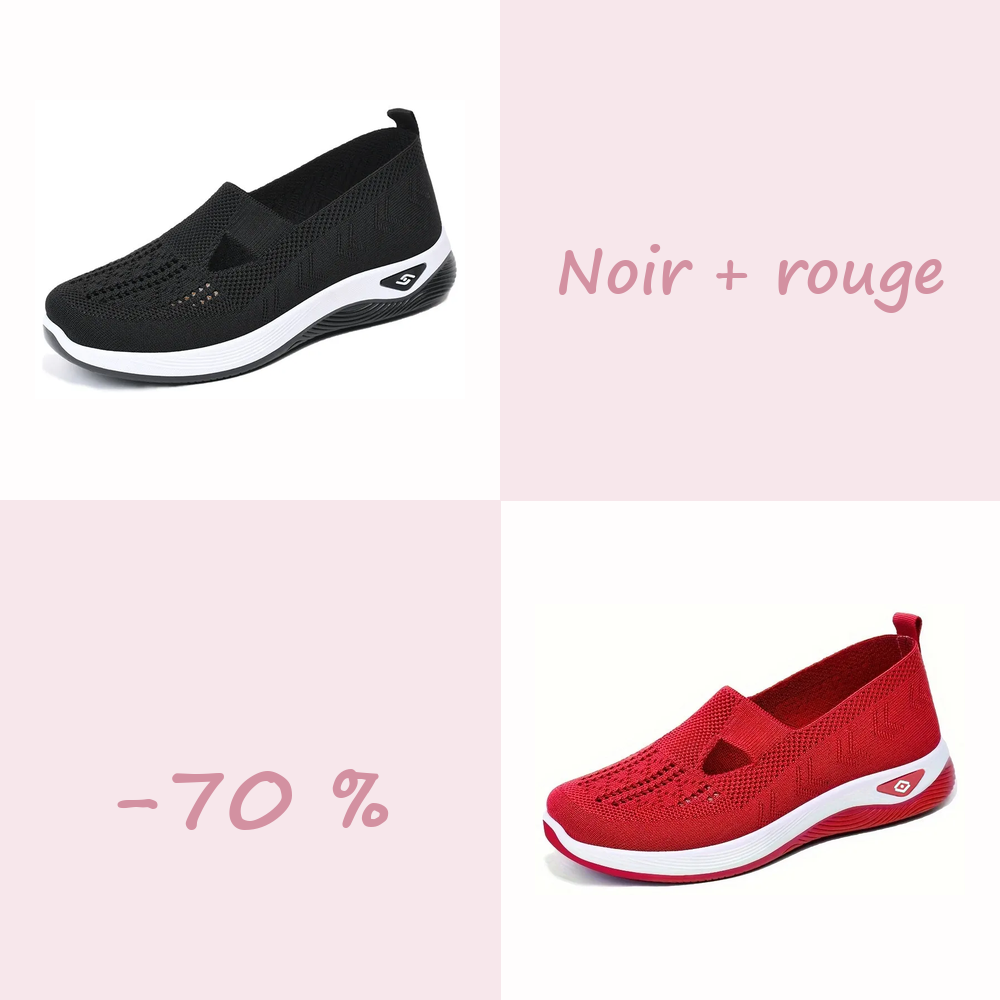 🌺Chaussures Confort Femme à Enfiler – Légères, Respirantes et Amortissantes