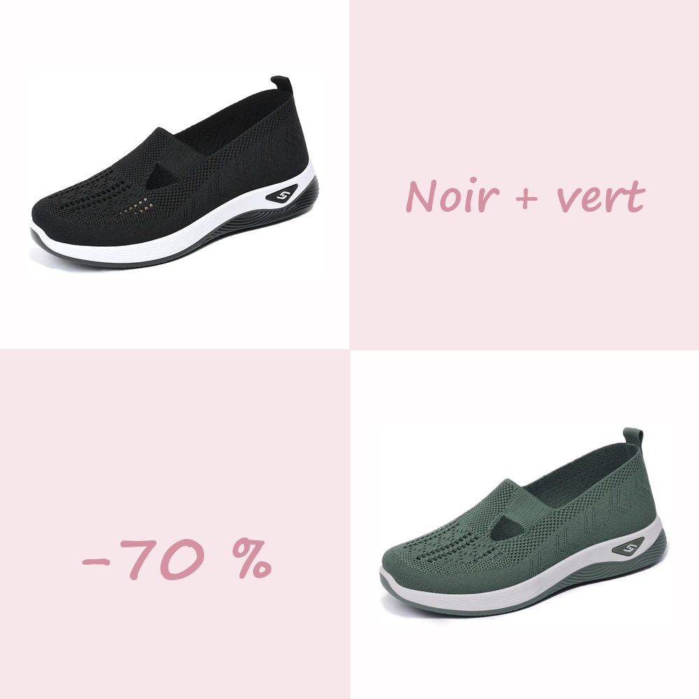 🌺Chaussures Confort Femme à Enfiler – Légères, Respirantes et Amortissantes