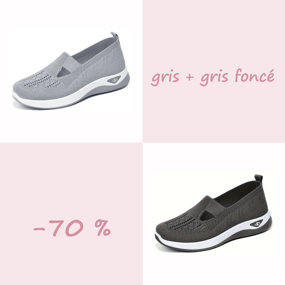 🌺Chaussures Confort Femme à Enfiler – Légères, Respirantes et Amortissantes
