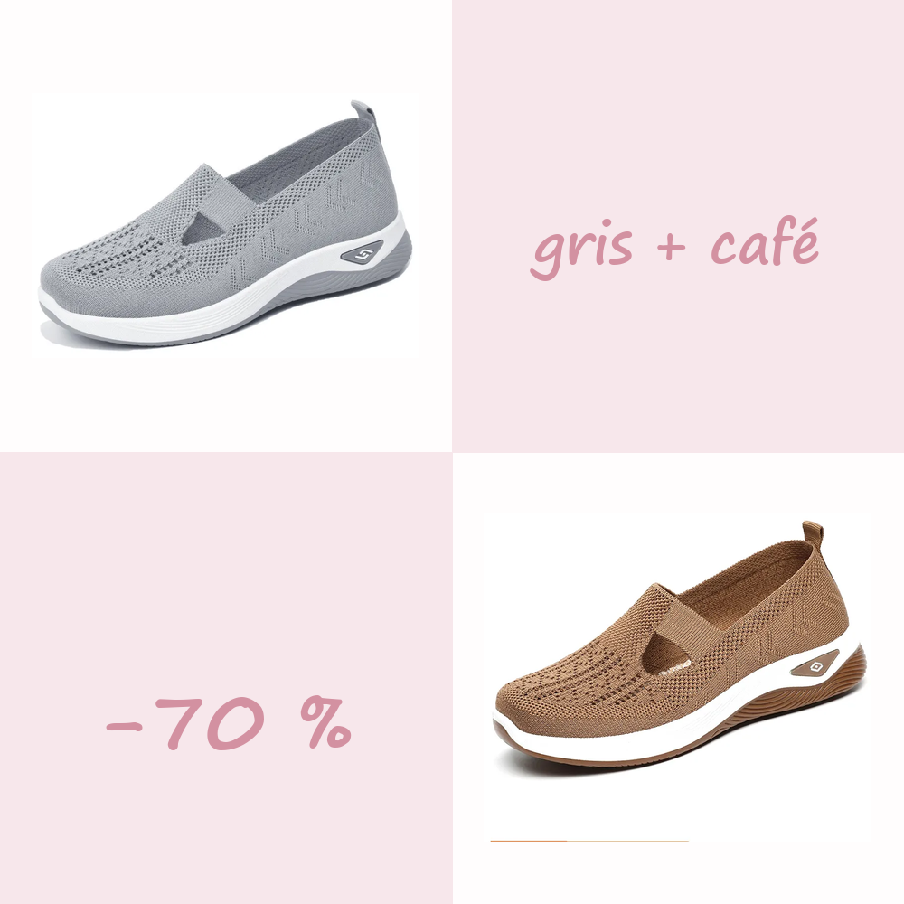 🌺Chaussures Confort Femme à Enfiler – Légères, Respirantes et Amortissantes