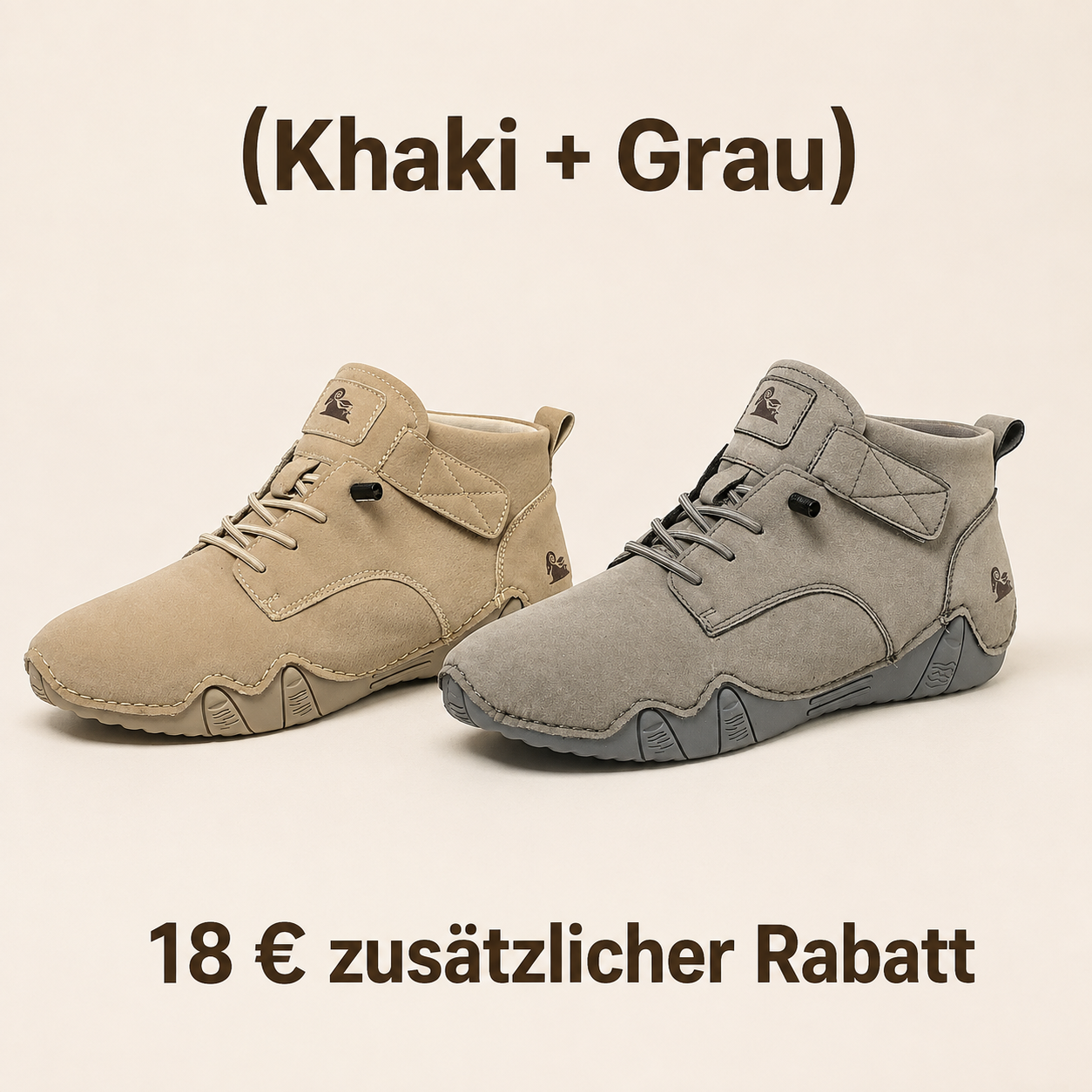 (Khaki + Grau) 18 € zusätzlicher Rabatt