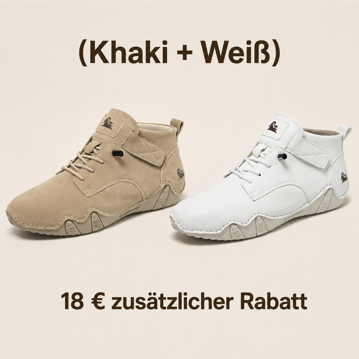 (Khaki + Weiß) 18 € zusätzlicher Rabatt