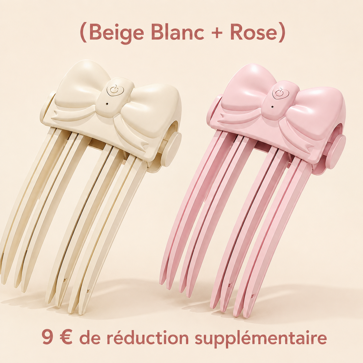 (Beige Blanc + Rose) 9 € de réduction supplémentaire