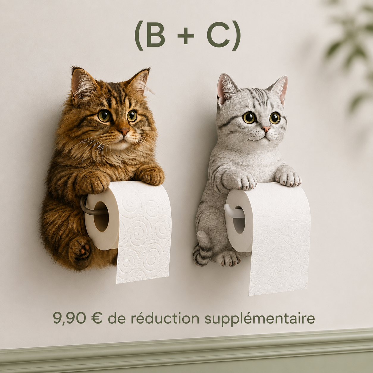 (B + C) 9,90 € de réduction supplémentaire