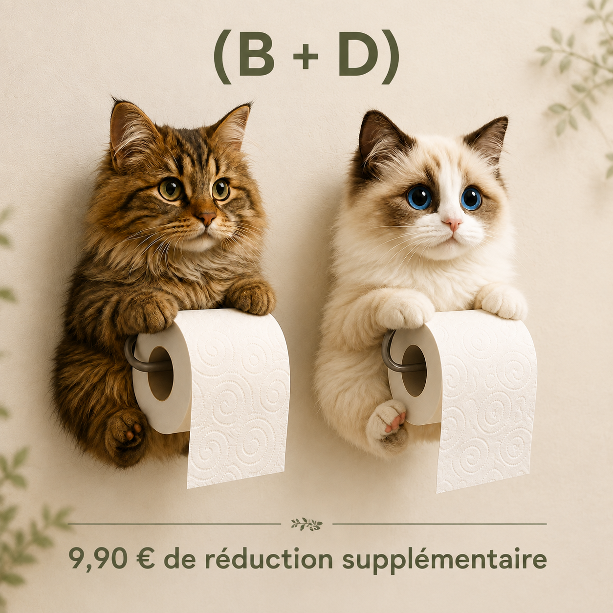 (B + D) 9,90 € de réduction supplémentaire