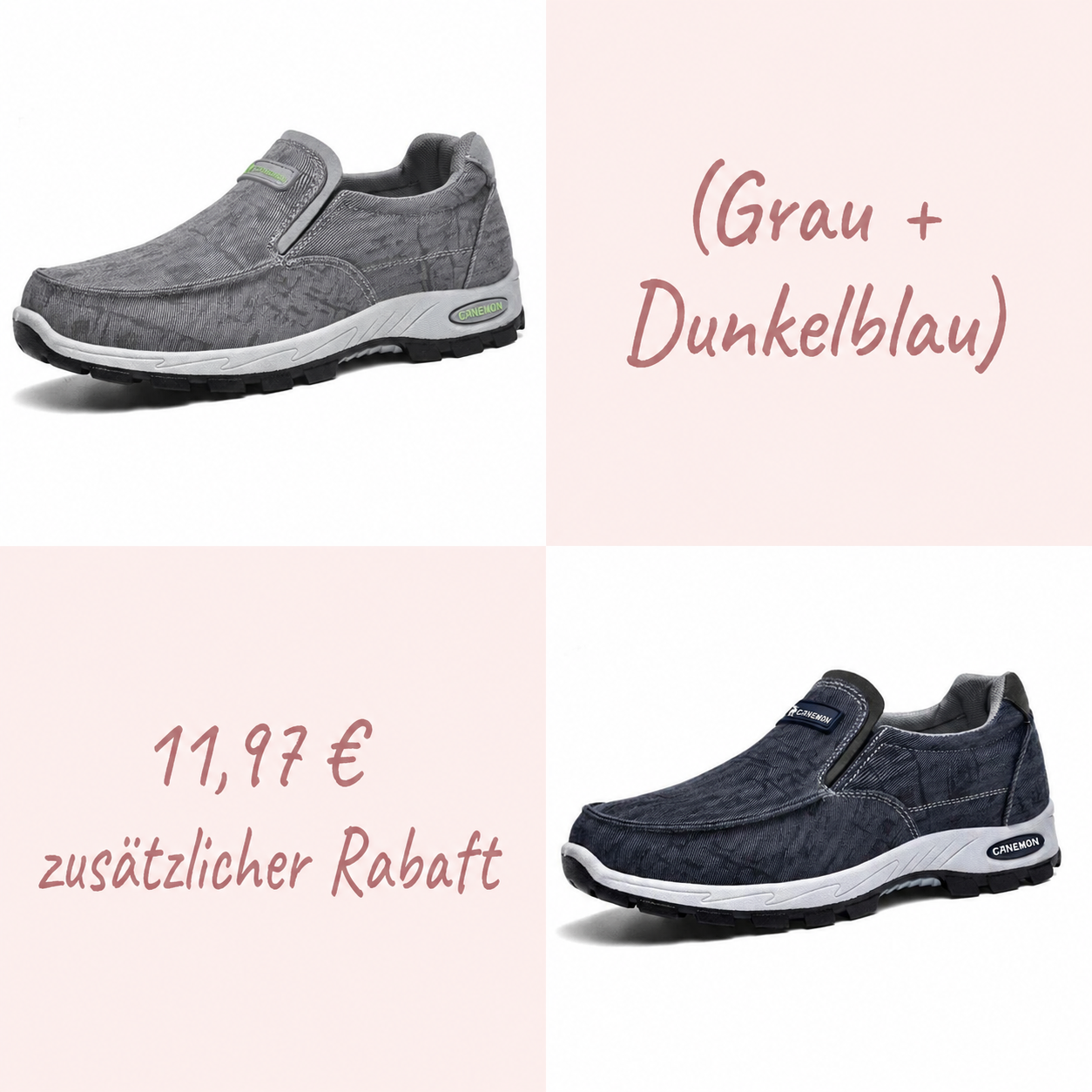(Grau + Dunkelblau) 11,97 € zusätzlicher Rabatt