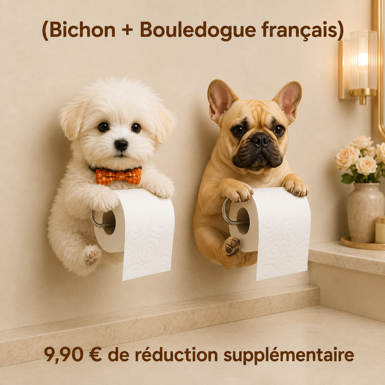 (Bichon + Bouledogue français) 9,90 € de réduction supplémentaire