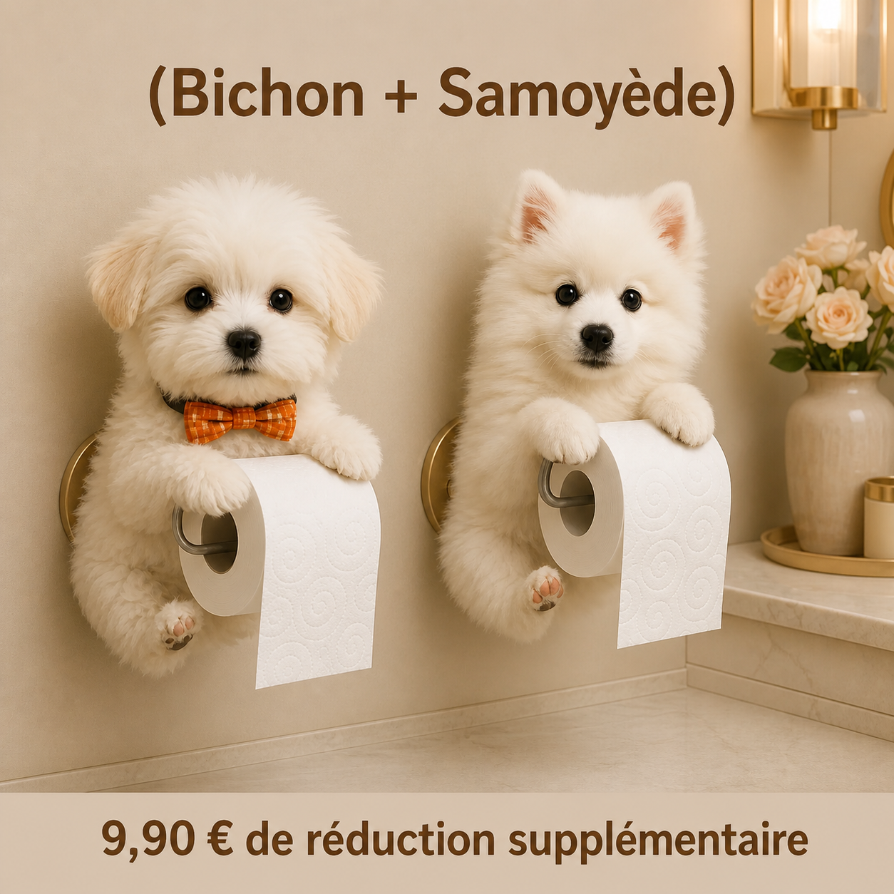 (Bichon + Samoyède) 9,90 € de réduction supplémentaire