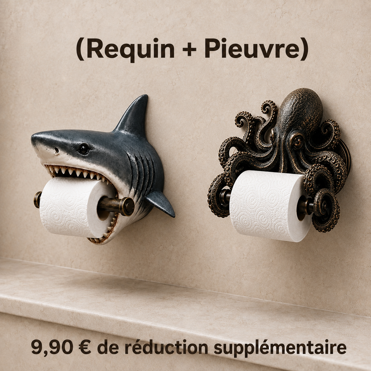 (🦈 Requin + 🐙 Pieuvre) 9,90 € de réduction supplémentaire
