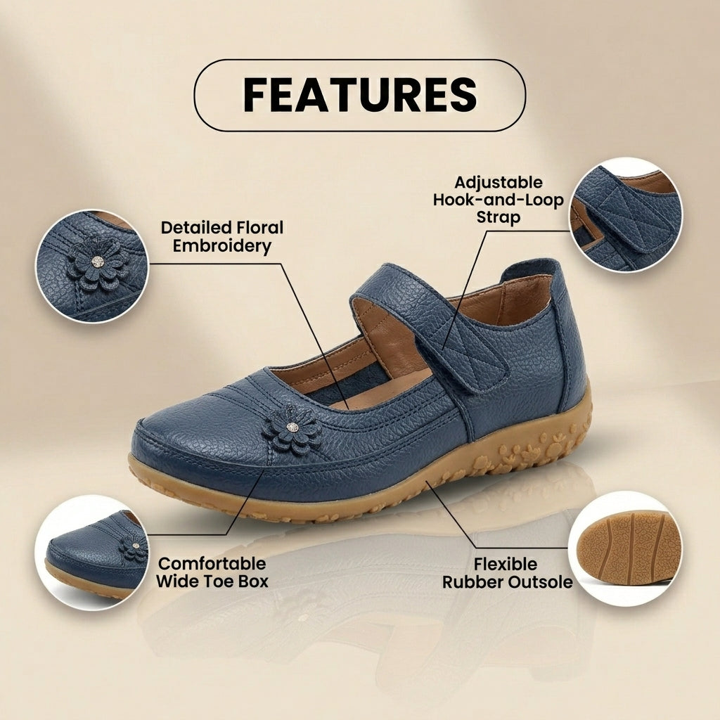 🌸 Chaussures Confort Femme – Élégantes & Orthopédiques