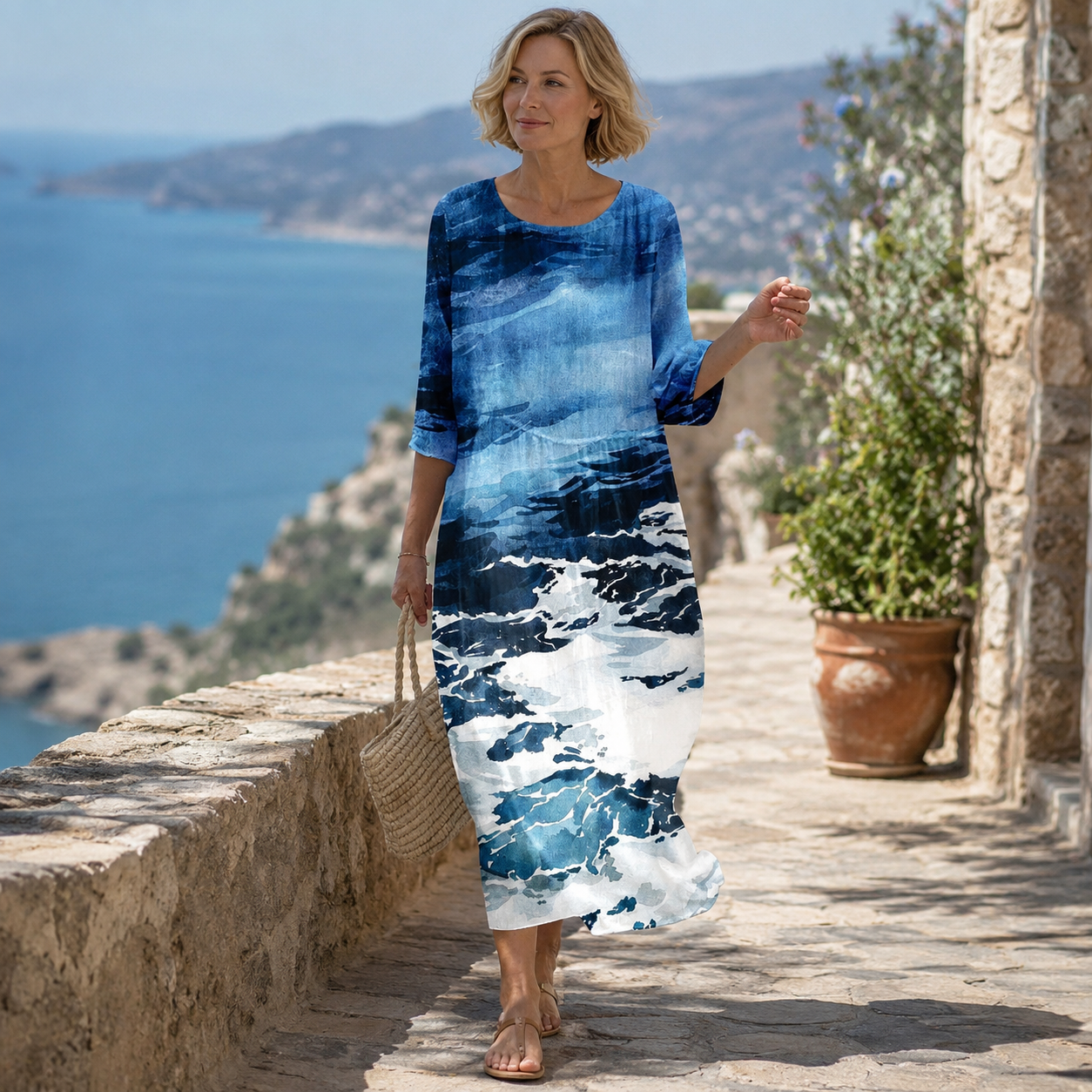 Summer Magic to Wear - Airy Maxi Dress for Stylish Feel-Good Moments