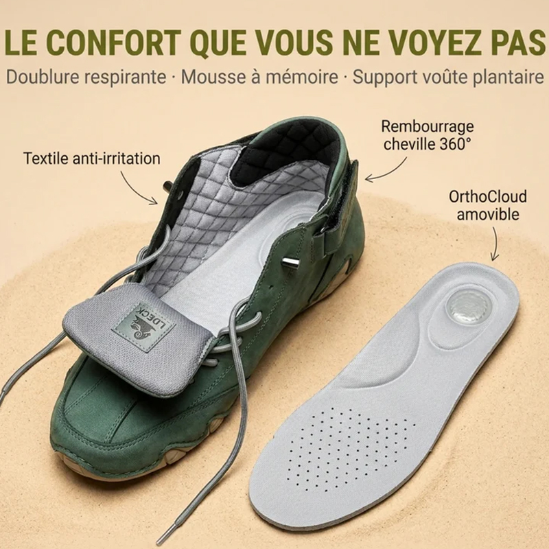 Chaussures orthopédiques outdoor unisexes décontractées