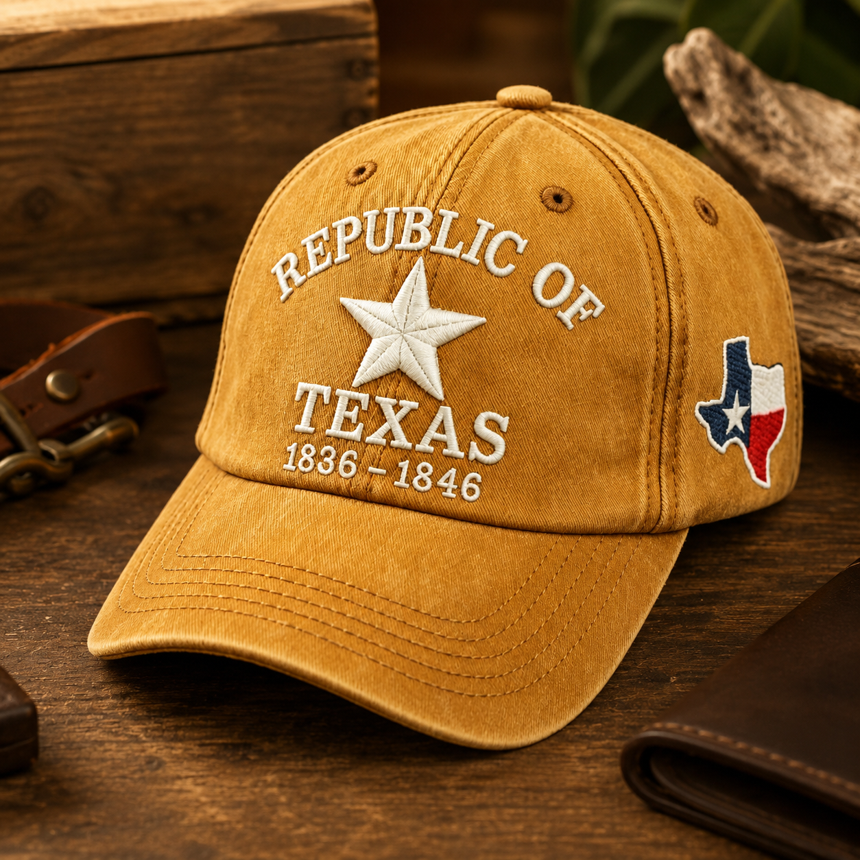 🤠 Vintage Texas Spirit Embroidered Baseball Cap ⭐