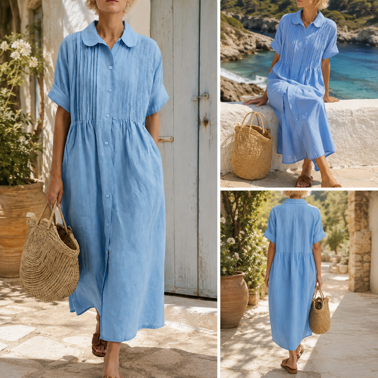 Morwenna Lightweight Shirt Dress