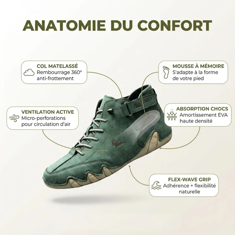 Chaussures orthopédiques outdoor unisexes décontractées
