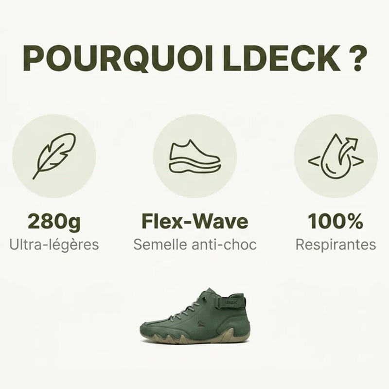 Chaussures orthopédiques outdoor unisexes décontractées