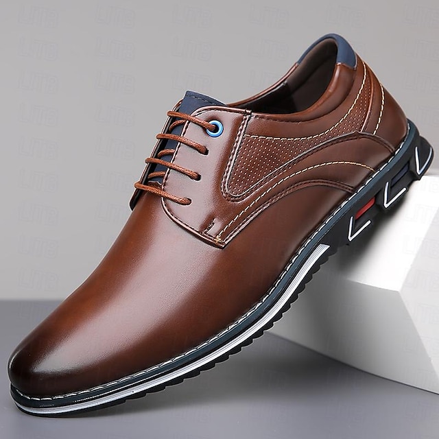 👞 Herren Braune Freizeitsneaker mit Schnürdesign – Bequeme rutschfeste Wanderschuhe für tägliche Outdoor-Aktivitäten