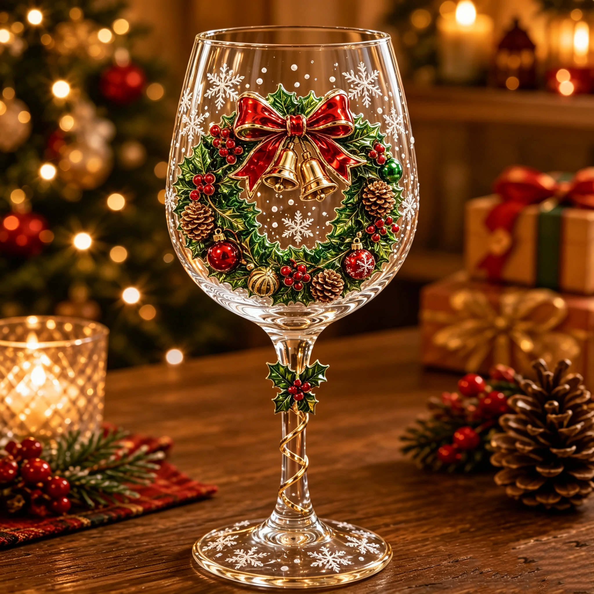 🔥Christmas 3D Wine Glass Collection Gift Box Set