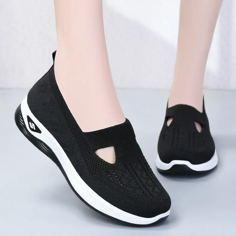🌺Chaussures Confort Femme à Enfiler – Légères, Respirantes et Amortissantes