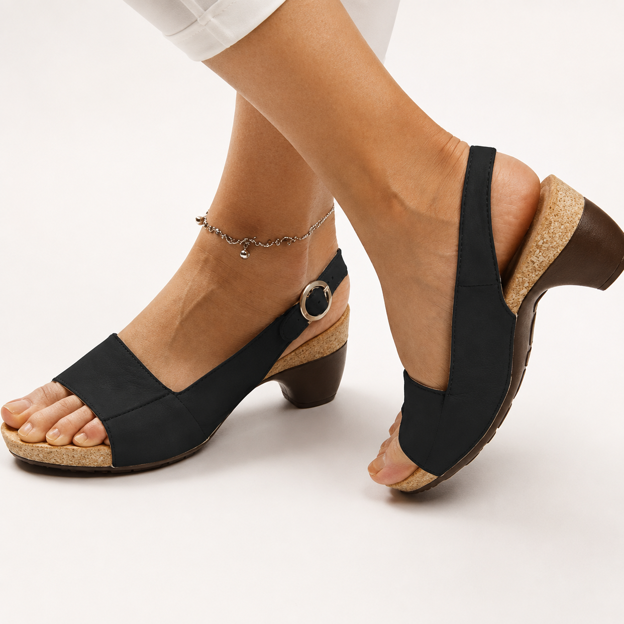 😍Last Day 49% OFF😍-Womens Comfortable Elegant Low Chunky Heel Shoes