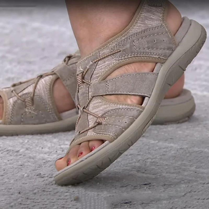 Sandales rétro pour femmes – chaussures orthopédiques, soulagement des douleurs aux pieds