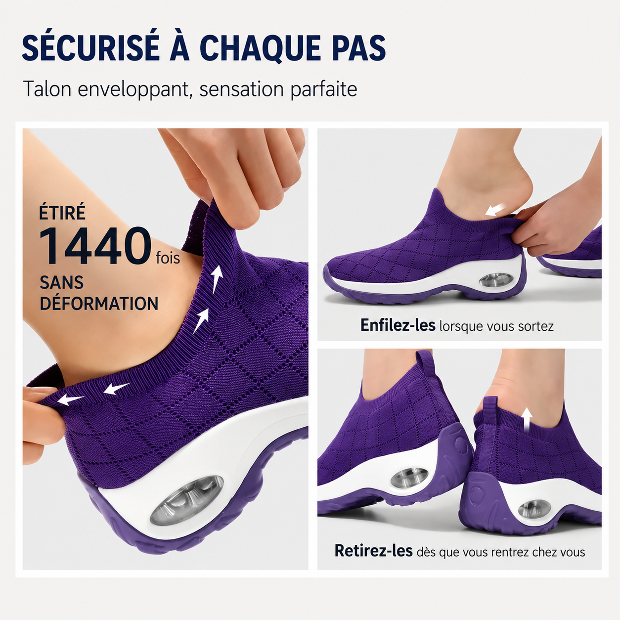 🔥 Dernier jour de promotion : -70 % sur les chaussures de marche ergonomiques pour femmes 🔥