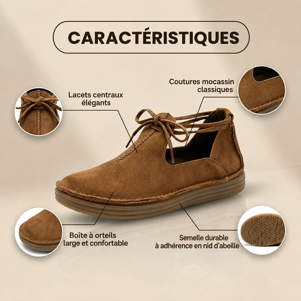 Chaussures orthopédiques élégantes pour chaque pas