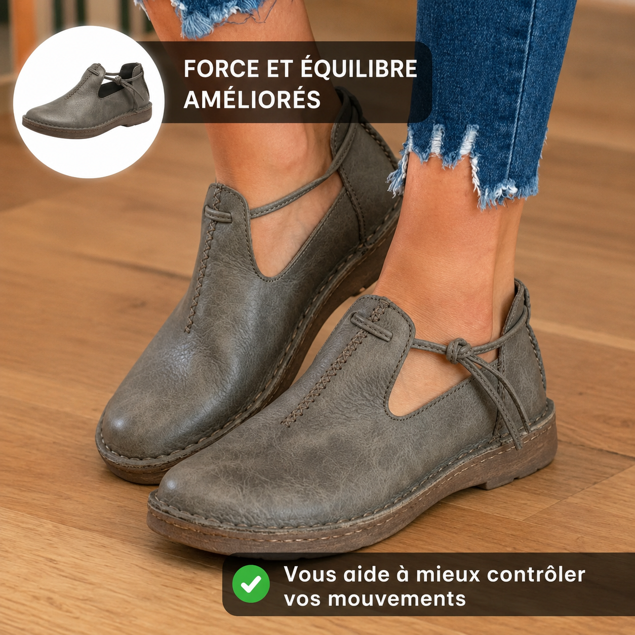 Chaussures orthopédiques élégantes pour chaque pas