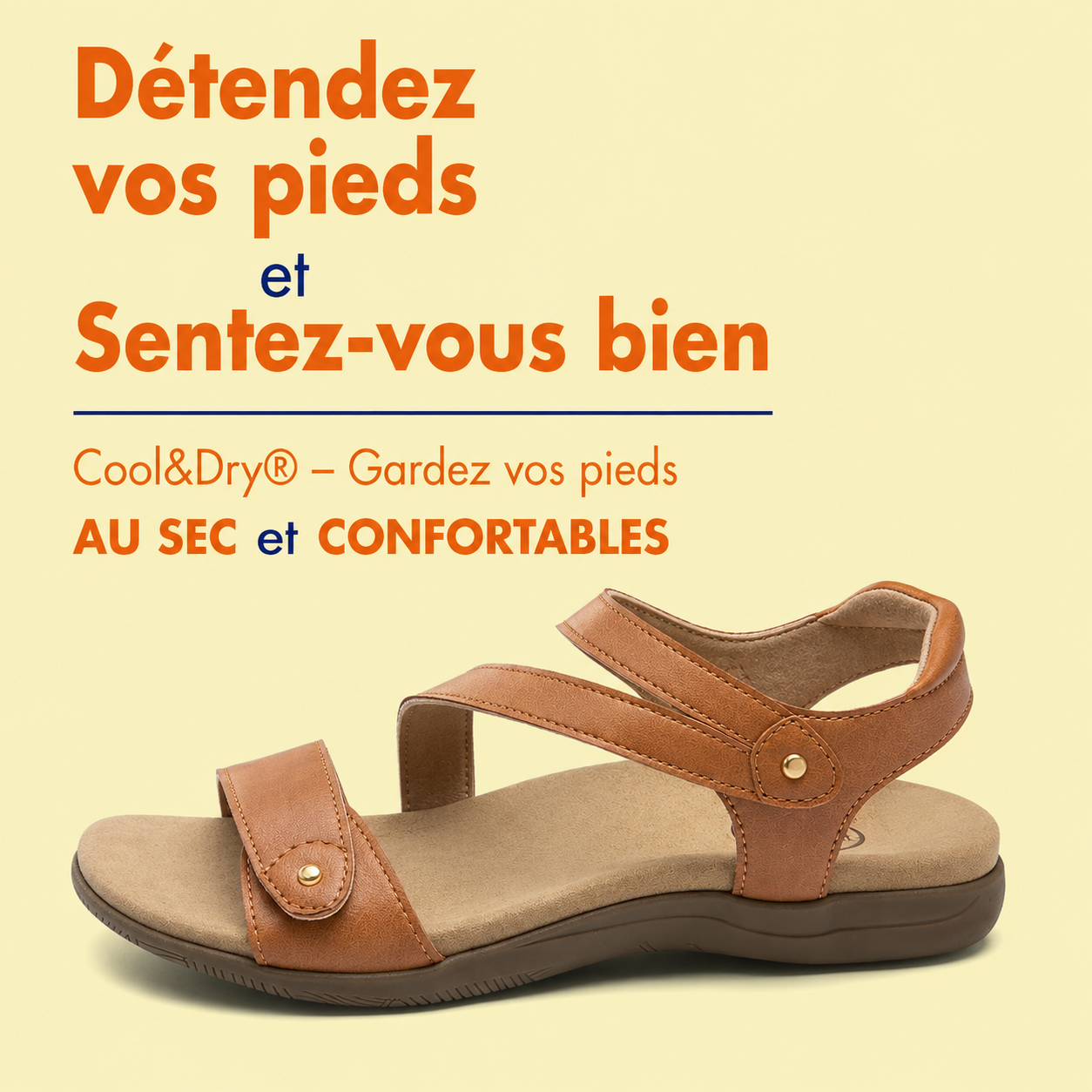 🔥 LETZTER TAG -70 %  -  Frauen lieben diese bequemen, orthopädischen Keil-Sandalen